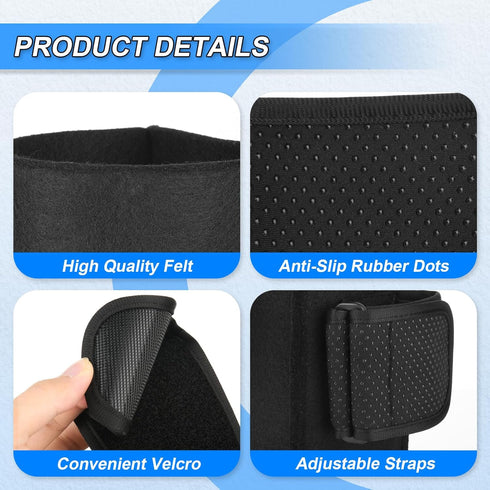 Black Arm Chair Cup Holder, Universal Drinking Can Water Bottle Holder for Gaming & Office Chair Armrest
