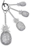 Measuring Spoons without Color - Pineapples (4 pc. set)