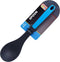 Dairy Blue Heavy Duty Silicone Basting Spoon - Mixing and Serving Utensil with Ergonomic Handle for Cooking and Baking