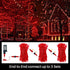 32.5FT 100 16 Red Valentines Decor Lights, LED Valentine's Day String Lights Outdoor Indoor, Lighting Mode Plug