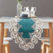 Vintage Lace Dining Table Runner, Small Macrame Coffee Table Runners 48 inches
