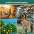 Bird Netting for Chicken Coop, Poultry Netting Over Chicken Run & Chicken Pen, Heavy Duty Nylon Nettings Reusable