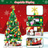 Advent Calendar 2024 - Christmas Tree Building Toy Set with LED Light, 1102 Pieces