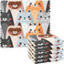 Cute Cats Microfiber Reusable Cleaning Cloths, Kitchen Dish Cloths for Washing Dishes, 6 Pack Animal Dish Towels