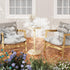 Simple Trending Round Side Table, Small Drink Table, Beside End Table with Pedestal Accent, Coffee Table for Small
