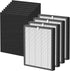 ProHEPA 9000 True HEPA Filters Replacement for VEVA ProHEPA 9000 Air Cleaner, 4 True HEPA + 8 Activated Carbon Filters