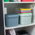 Everyday Kitchen Food Waste Compost Caddy Bin, 4.5 Litre, Air Blue