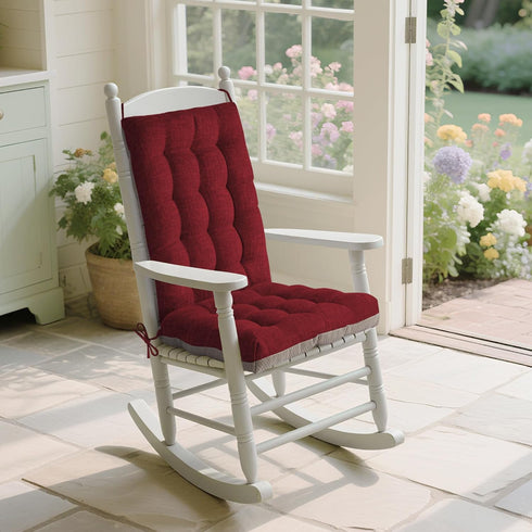 Set 1 Pack 20x20 Inch Rocking Chair Cushion Indoor Extra Large Rocking Chair Pads High Back Non Slip Textured Seat