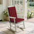 Set 1 Pack 20x20 Inch Rocking Chair Cushion Indoor Extra Large Rocking Chair Pads High Back Non Slip Textured Seat