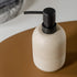 Soap Dispenser Beige, Hand Soap Lotion Dispenser for Bathroom Countertop, Kitchen Sink Soap Dispenser