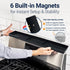 6 Silicone Magnetic Over the Stove Shelf for Back of Stove - Magnetic Stove Top Shelf and Over Stove Shelf, Over Oven