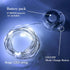 Twinkle Fairy Lights Battery Powered 20 LED on 7.2feet Silvery Copper Wire for DIY Wedding Party Decor (Cool White)