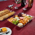 Plasticpro Plastic Serving Trays, Rectangle 9X13 Disposable Party Dish, Includes 4 Trays