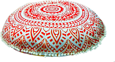 ICC 32" Large Round seat Floor Cushion Chair Ottoman Cover Pouf Pillow