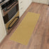 Sweet Home Stores Washable Non-Slip Rubberback Runner Rug - Solid Design for Kitchen, Hallways, Bathroom, Entrance,