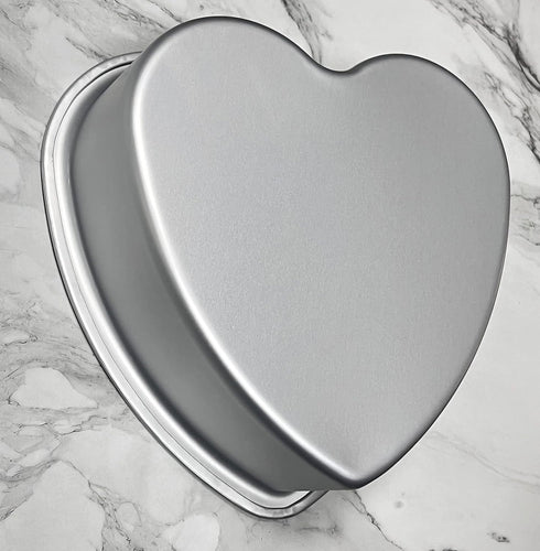 Heart-shaped Cake Pan, Aluminum, 8-inch Deep, 3-inch for Weddings, Parties, Family Occasions