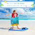 Catalonia Mermaid Hooded Bath Towel for Girl 2-6 Years Old, 100% Cotton Swim Poncho Towel, Sand Proof Beach Pool Towel