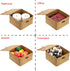 Hipiwe Wicker Shelf Basket Bin with Lid Square Handwoven Seagrass Box Decorative Household Storage Container