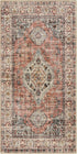 Lahome 2x5 Oriental Hallway Runner Rug, Washable Non Slip Kitchen Rug with Rubber Backing for Hallways