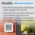 Shelly H&T Gen3 Smart Temperature & Humidity Sensor, Ivory | Wi-Fi & Bluetooth, Remote App Control, LCD Display, Free