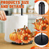 MorningRo Countertop Countertop Thanksgiving Paper Towel Holder Pumpkin Kitchen Decor and Accessories Fall Large Black