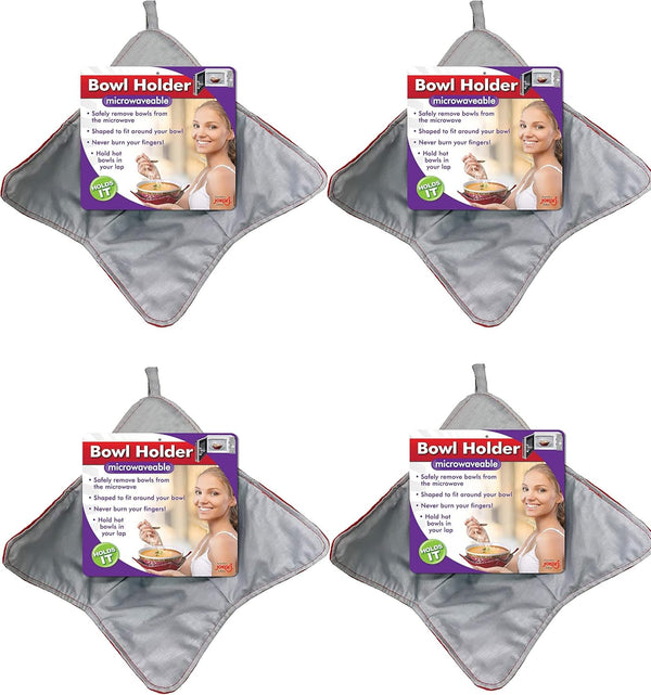 Jokari Hot Bowl Holders are Microwavable, Combine Benefits of a Hotpad and Cozy for Soup Bowl or Pot