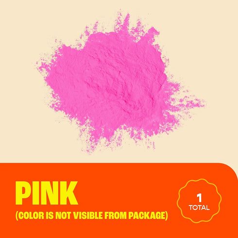 1 lb Chameleon Colors Pink Powder Gender Reveal Kit - Blackout Kit, Two Bags, Vibrant Color, Not Visible Through Bag