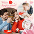 Heart Shaped Cake Pans, 3 Pcs Silicone Molds 4 6 8 Inch, Non-Stick Heart Cake Pans for Valentine's Day