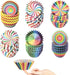 Mini Cupcake Muffin Liners, 600 Count Rainbow Paper Cupcake Liners for Baking, Colorful Tiny Cake Mold Supplies