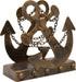 OwlGift Vintage Metal Nautical Anchor & Chain Napkin Holder, Freestanding Tabletop Napkin Storage, Navy Themed Paper