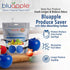 Bluapple Produce Saver with Activated Carbon, 2 Pack, Ethylene Gas Absorber, Keep Fruits & Vegetables Fresh Longer