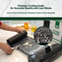 Vacuum Seal Rolls 11" x 50' 2 Pack (Total 100 Feet) - Clear and Black, 5.5 Mil BPA Free Food Saver Sealer Bag
