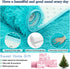 Super Soft Fluffy Rug for Living Room, Modern Shaggy Kids Rug, Plush Indoor Home Decor, Teal Blue, 4 X 6