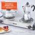Imusa USA GAU-80312US Electric Double Burner 1750-Watts, Stainless Steel