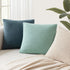 Pack 2, Cozy 22x22 Inch Foindtower of Decorative Textured Boucle Throw Pillow Covers Neutral Accent Solid Pillow Cases