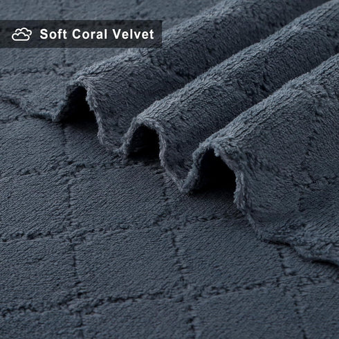 18 Pack (10 20 Inches, Homaxy Dish Towels for Kitchen x Dark Grey), Super Soft and Absorbent Coral Velvet Dish Cloths