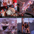 33FT 100 Wedding,100 Hopolon Led String Lights Indoor Outdoor,Red and White Christmas Lights Clear Wire,Connectable