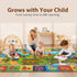 3x5 36"x60" Upgrade Ultra Non Slip ABC Rugs for Kids Playroom, Washable Alphabet Floor Mat for Toddlers, Educational
