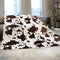 Queen Size Blankets for Bed, Extra Large Fuzzy Fleece Cow Print Blankets