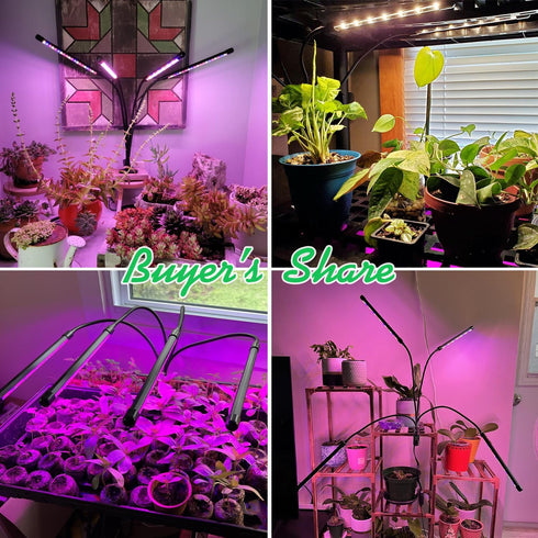 80 3 5 Dimming 6/12/16H, 360 Plant(2Pack) Garpsen Grow Light, LEDs Full Spectrum Plant Lights for Indoor Growing