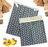 MINGJYLES 2 Pack Reusable Beeswax Bread Bags for Sourdough - 12.6 x 16.3