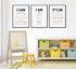 PPJ 3Pcs Affirmations For Kids Wall Art Nursery Wall Decor Daily Inspirational Quotes Prints Posters Kids Bedroom
