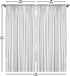 Ambesonne Leopard Print Curtains - Modernized Animal Skin Elements, 2 Panel Set for Living Room Bedroom, 28" x 63"