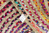 COTTON CRAFT Jute Chindi Braid Rag Rug, 2' x 3' Oval, Multi Color, Handwoven Reversible Natural Recycled Cotton