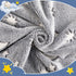2 47 59 Inch Pcs Glow in the Dark Throw Blanket Christmas Birthday Gifts for Kids, Flannel Fleece Soft Warm Kid Throw