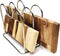 Stainless Steel Wire Cutting Board Holder, Kitchen Rack Organizer with 2 Sectional