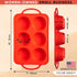 Regular Size 6 Cup Silicone Muffin Pans for Baking, Non-Stick Silicone Cupcake Pans, BPA-Free