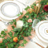 CEWOR 14 Pack Fake Ivy Leaves | 98 Feet Artificial Garland Greenery for Bedroom Wall Decor