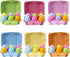 LayHyand Dozen 30 Pack, 6 Count 30 Half Egg Cartons Colorful Blank Natural Pulp Egg Holder for Chicken Eggs Reusable