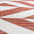 Unique Loom Outdoor Collection Area Rug - Napa, 2' 2' x 3' 1' Rectangle, Rust Red/Ivory